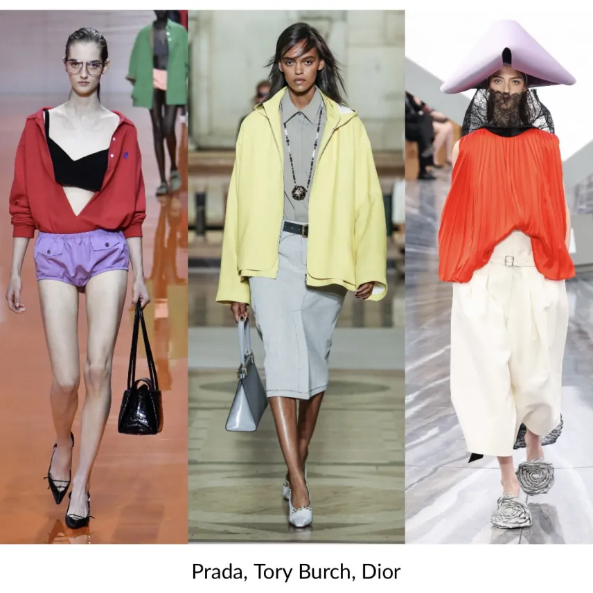 Prada, Tory Burch, Dior