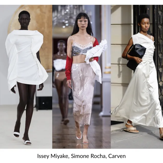 Issey Miyake, Simone Rocha, Carven