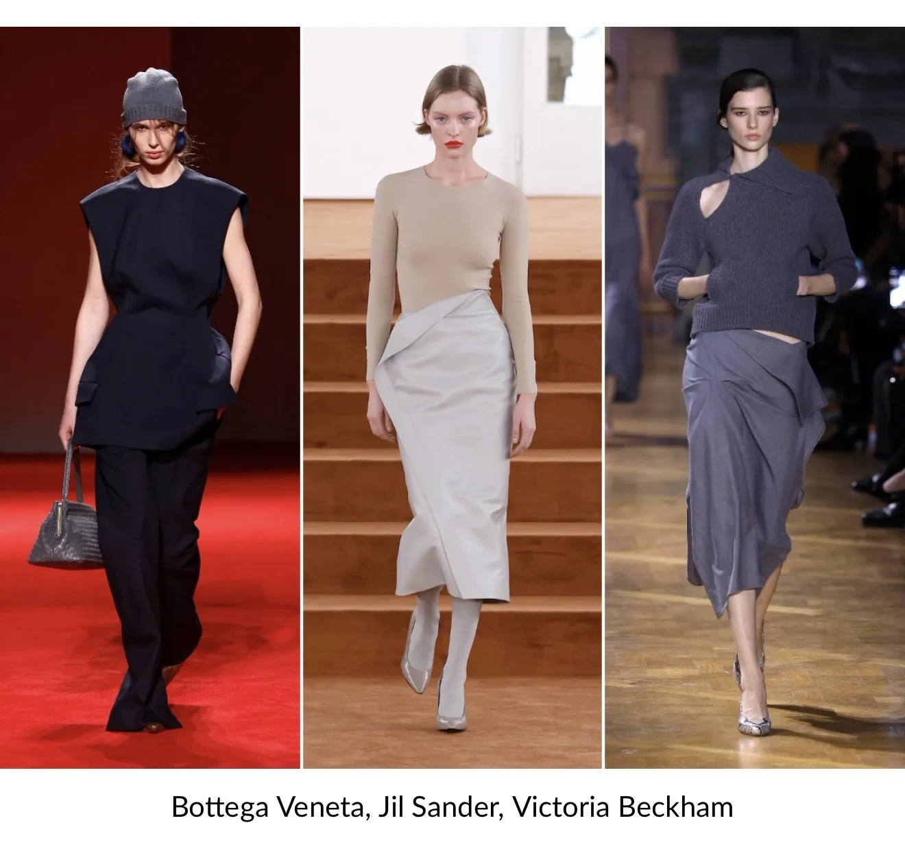 Bottega Veneta, Jil Sander, Victoria Beckham