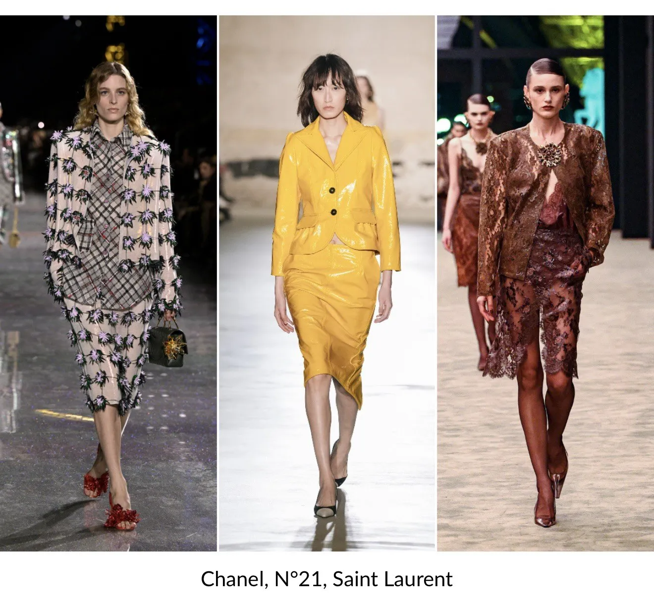 Chanel, N°21, Saint Laurent