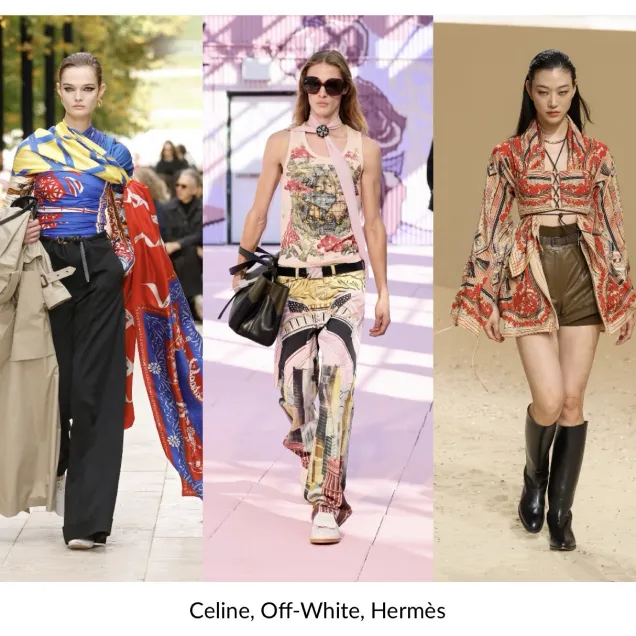Celine, Off-White, Hermès
